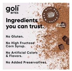 Goli® Energy Bites - 30 Count - salted caramel chocolate flavor Guarana extract, Caffeine, Vitamins B6, B9 & B12