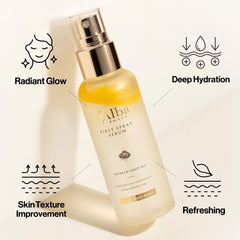 d'Alba Italian White Truffle First Spray Serum (Vegan), glowy hydrating serum face mist, surfactant free all-in-one mist, mist for radiant skin, instant glow serum