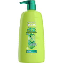 Garnier Fructis Grow Strong Fortifying Shampoo, Anti-breakage For Stronger Hair, with Niacinamide and Apple Extract, Paraben-Free, 1L, Packaging May Vary