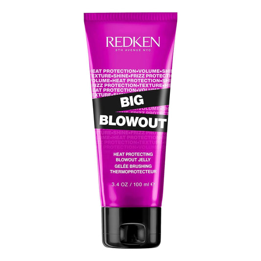 Redken Big Blowout Heat Protection Jelly Serum for All Hair Types, Volume for Fine Hair, Blowdry Gel,100 millilitre