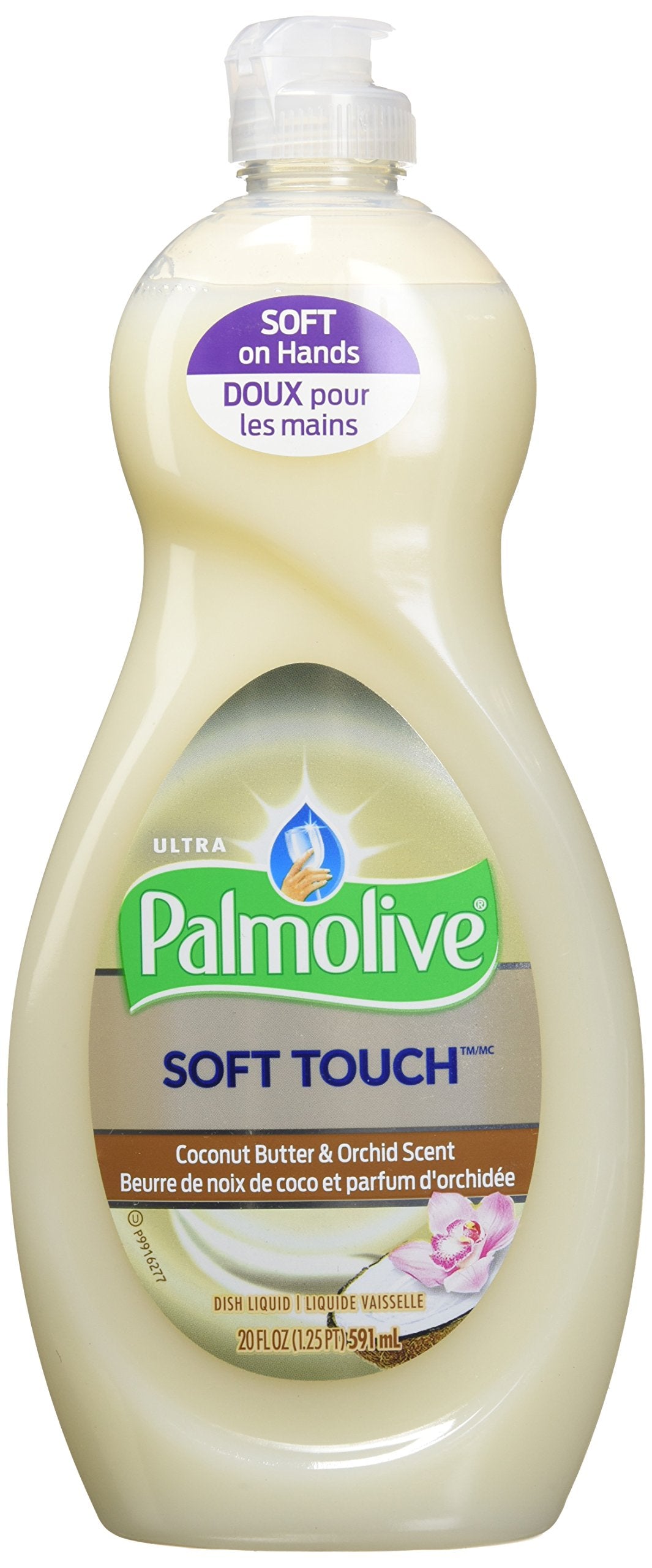 Palmolive Soft Touch Ultra Concentrated Dish Soap, Coconut Butter & Orchid, 591 mL - 20 Fl. Oz (Pack of 1) (US04360A)