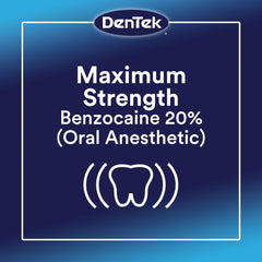 DenTek Instant Oral Pain Relief Maximum Strength Kit for Toothaches | 50 Count