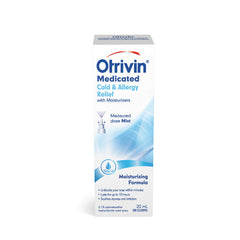 Otrivin Cold and Allergy Measured Dose Pump with Moisturizer, 20ml