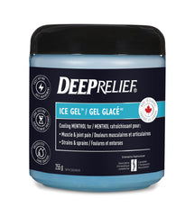 Deep Relief Ice Gel, Muscle and Joint Pain Relief, Reduces Inflammation, 255g