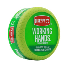 O'Keeffe's Working Hands Hand Cream for Extremely Dry, Cracked Hands, Heals, Relieves and Repairs, Boosts Moisture Levels, 3.4oz/96g Jar, Moisturizer (Pack of 1) K1350013