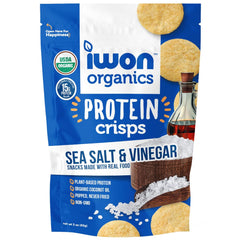 IWON Crisps - Protein Crisps, High Protein and Organic Healthy Snacks - 8x85g