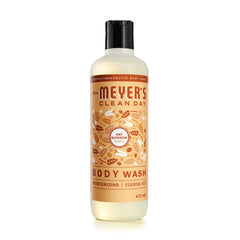 Mrs. Meyer's Clean Day Moisturizing Body Wash for Women and Men, Cruelty Free and Biodegradable Shower Gel Made with Essential Oils, Oat Blossom Scent, 473 ml Bottle