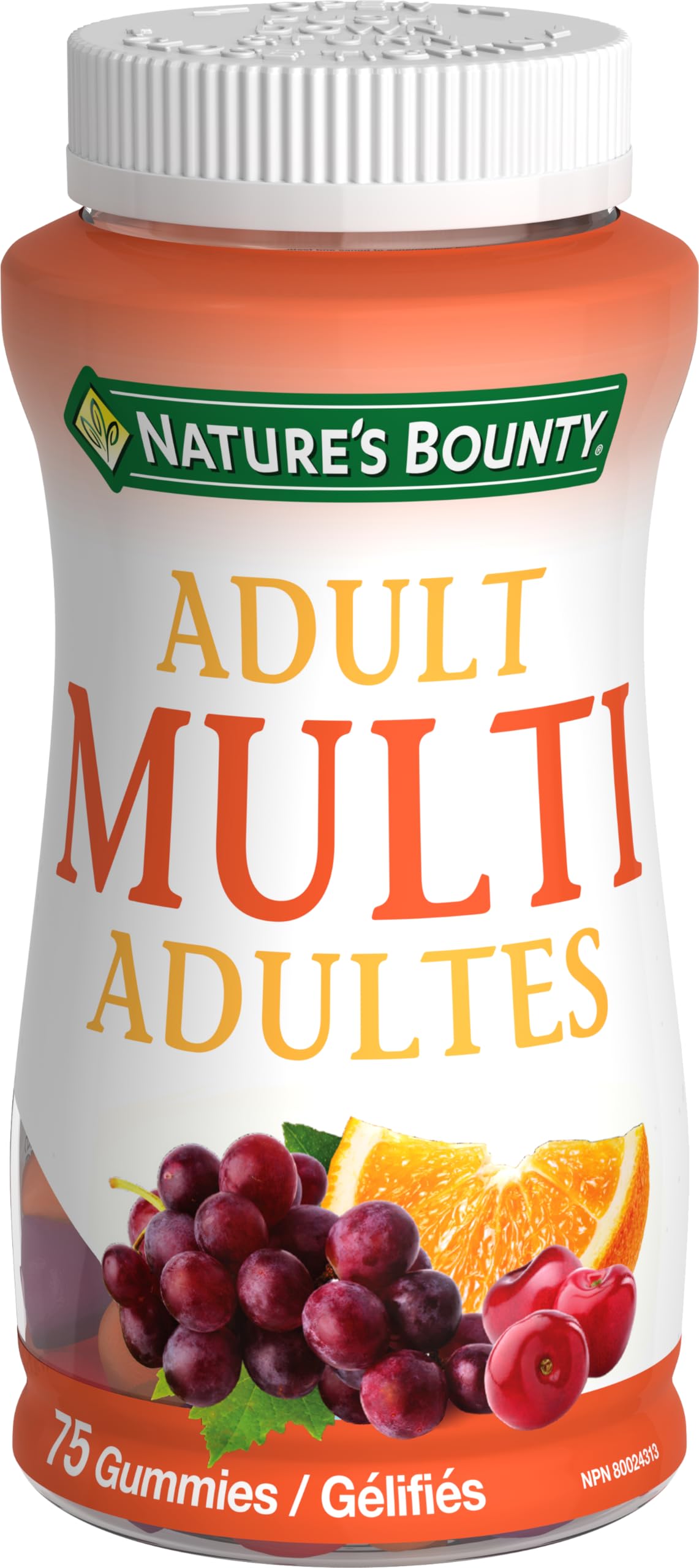 Nature's Bounty Adult Multivitamin Supplement, Helps Maintain Bones and Immune Function, 75 Gummies