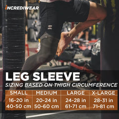 Incrediwear Sleeves - Leg Charcoal