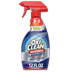 OxiClean MaxForce Enzyme Laundry Stain Remover Spray, Effective on Grease, Blood, Wine Stains and More - Colour Safe, Chlorine Bleach-Free, 354 mL