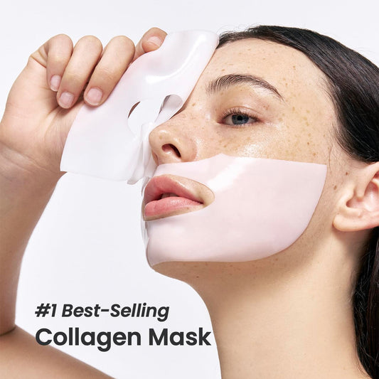 BIODANCE Bio-Collagen Real Deep Mask, Hydrating Overnight Hydrogel Mask, Pore Minimizing, Elasticity Improvement, 34g