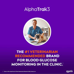 AlphaTRAK 8 Piece Pet Blood Glucose Monitoring Kit for Diabetic Cats and Dogs, All-in-One Solution for in-Clinic Or at Home, with Digital Results