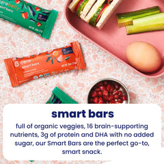 Cerebelly Smart Bars - Healthy Snack Bars for Kids 6 x 5 pack 24g