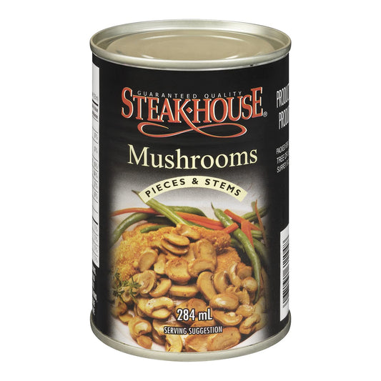 STEAKHOUSE Mushrooms Pieces & Stem, 284 ml (Pack of 1)