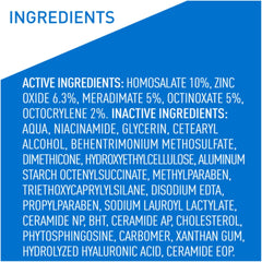 CeraVe Facial Moisturizer with SPF 30. Face Sunscreen Lotion with Hyaluronic Acid, Niacinamide & Ceramides for Women & Men. Oil-free, normal to dry skin. Verified Extended Use Date, Travel Size 89ML