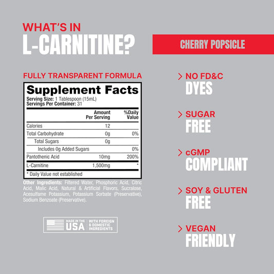 Prosupps L-Carn - 1500 (16oz)