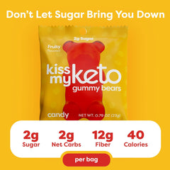 Kiss My Keto Gummies - Bears 12x22.5g