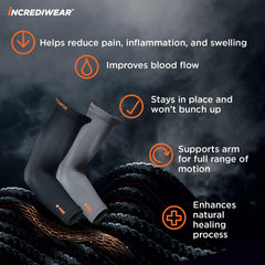 Incrediwear Sleeves - Arm Charcoal