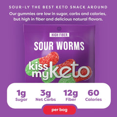 Kiss My Keto Gummies -  Low Carb Candy 8x25g