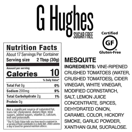 G Hughes BBQ - Mesquite 6x510ml