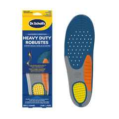 Dr. Scholl's Heavy Duty Support Insole Orthotics, Big & Tall, 200lbs+, Wide Feet, Shock Absorbing, Arch Support, Distributes Pressure, Trim to Fit Inserts, Work Boots & Shoes, Men Size 8-14, 1 Pair