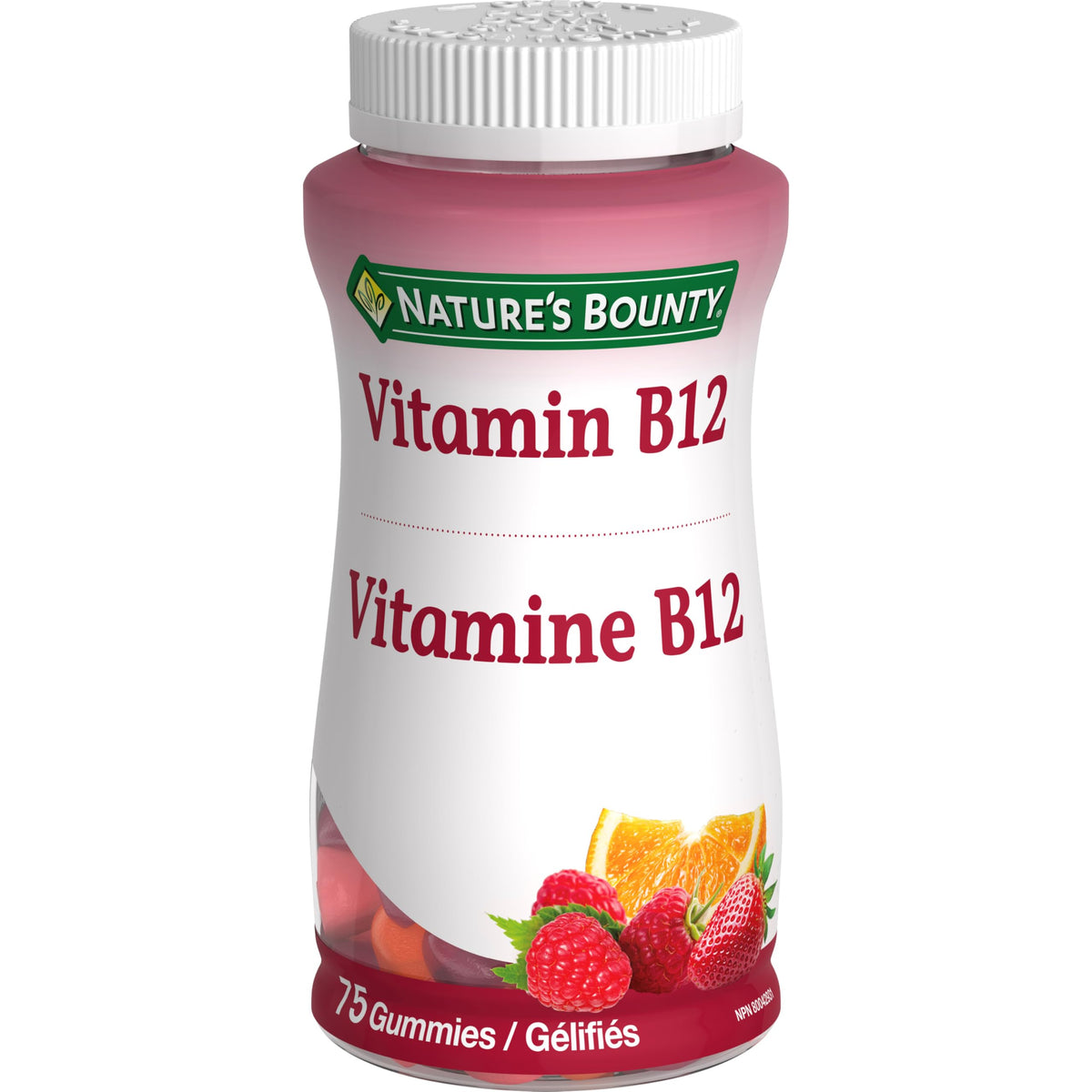 Nature's Bounty Vitamin B12 Supplement, Helps maintain good health, 75 Gummies