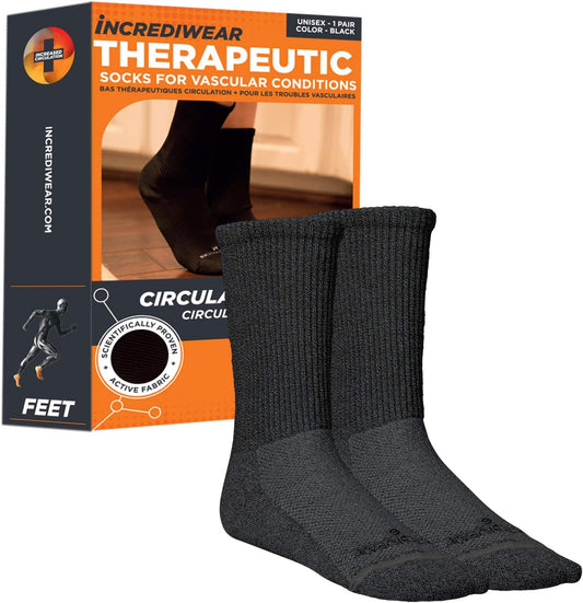 Incrediwear Circulation Socks - Crew black