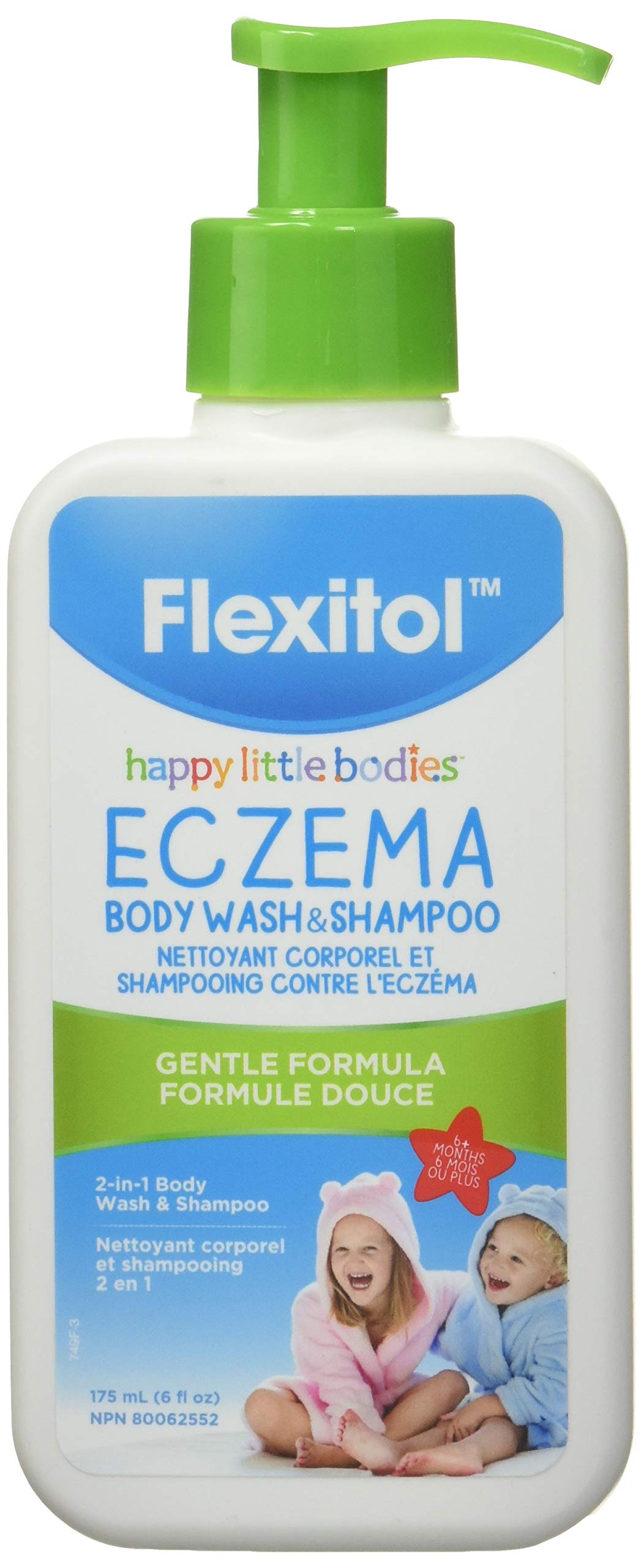 Flexitol Happy Little Bodies Eczema Relief Body Wash & Shampoo