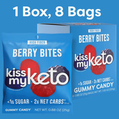 Kiss My Keto Gummies -  Low Carb Candy 8x25g