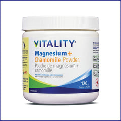 VITALITY Magnesium + Chamomile - Powder, 120 Grams