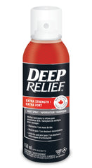 Deep Relief Extra Strength Heat Pain Relief Spray, Relieve Sore Muscles and Joints, 150ml