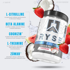 Ryse Loaded Pre Workout Powder  - 30 srv