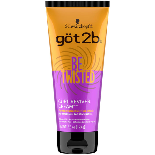 Schwarzkopf Got2b Be Twisted Curl Reviver Cream for Hair, 193 Grams