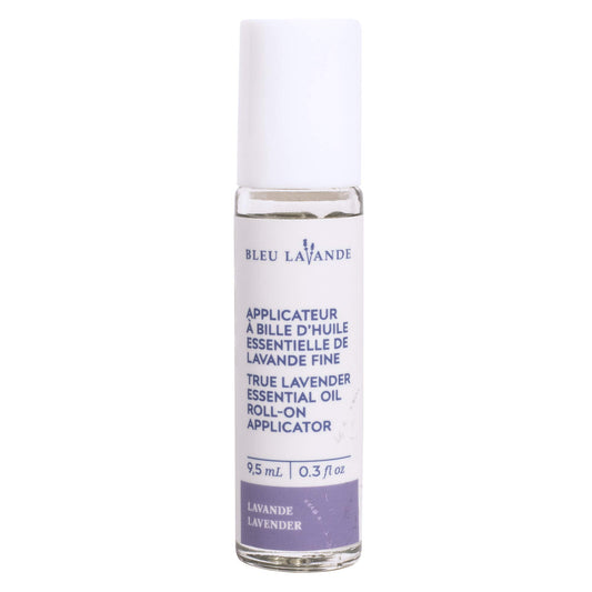 Bleu Lavande premium lavender essential oil roll-on applicator - Aromatherapy - Helps to Relieve Stressful Minds & Promote Restful Sleep - Therapeutic Grade, Premium & Certified Quality - Vegan