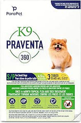 Parapet K9 Praventa 360 Flea & Tick Topical Treatment for Dogs