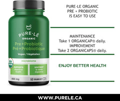 Pure-le Organic Prebiotic + Probiotic 60ct