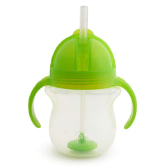 Munchkin 1 Pack 7oz Click Lock Weighted Flexi Straw Cup/Green