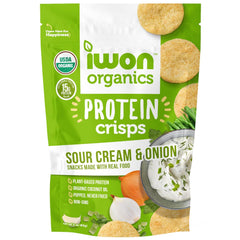 IWON Crisps - Protein Crisps, High Protein and Organic Healthy Snacks - 8x85g