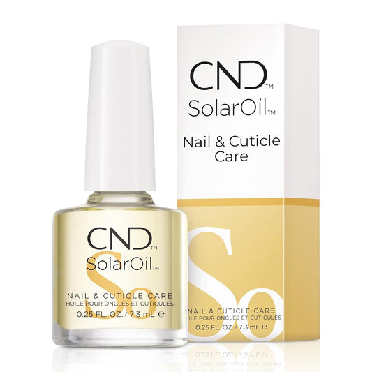 CND SolarOil Cuticle Oil, Natural Blend Of Jojoba, Vitamin E, Rice Bran and Sweet Almond Oils, Moisturizes and Conditions Skin