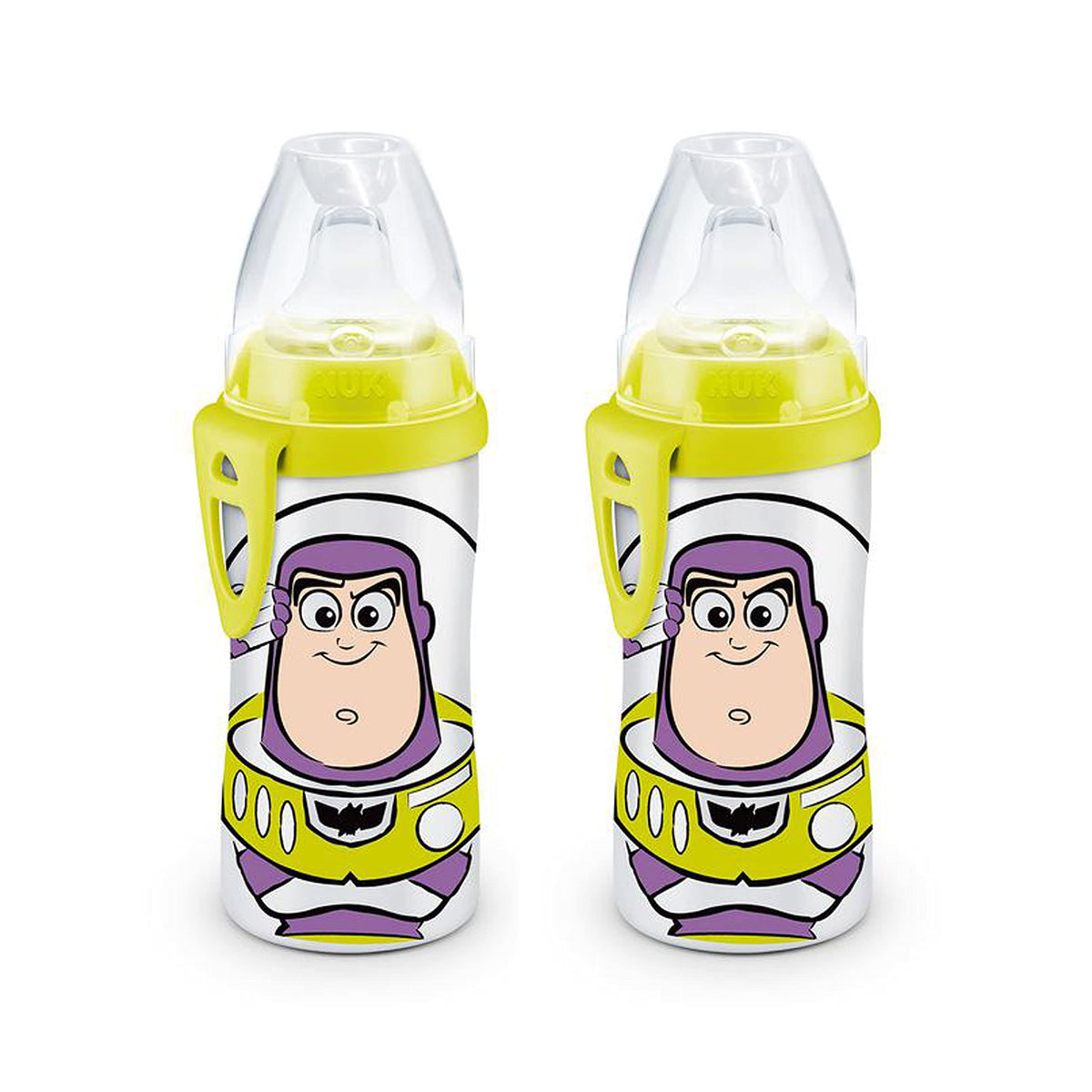 NUK Disney Active Sippy Cup, 10 oz (300 mL), Buzz Lightyear, 2 Pack