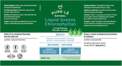 Pure-le Natural Liquid Greens - Unflavoured 450ml