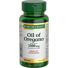 Nature's Bounty Oil of Oregano Supplement, Source of Antioxidants, 90 Softgels