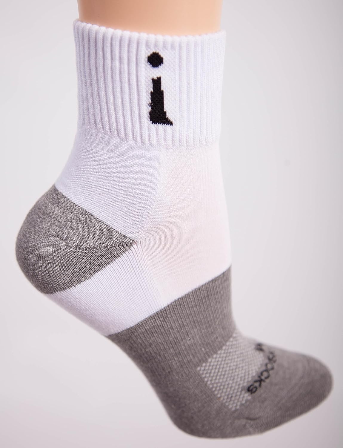 Incrediwear Active Socks - Quarter White