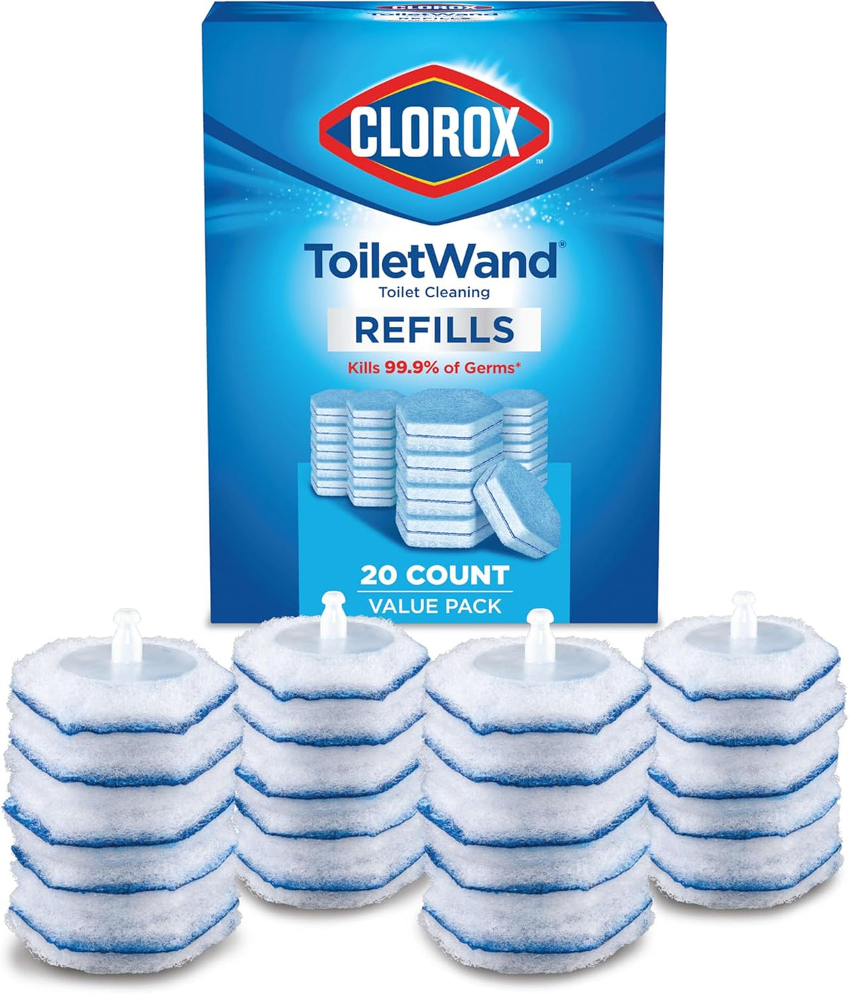 Clorox ToiletWand Disinfecting Refills, 20 Count