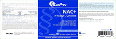 CanPrev NAC+ N-Acetyl-L-Cysteine | 120 v-caps