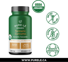 Pure-le Organic Turmeric Organicaps 60ct