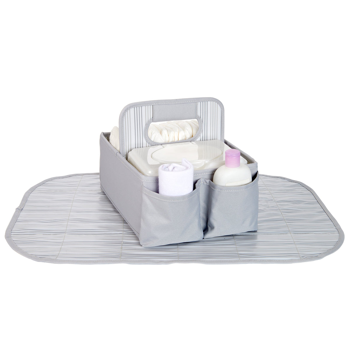 Munchkin SaraBear Diapering Organizer, Grey