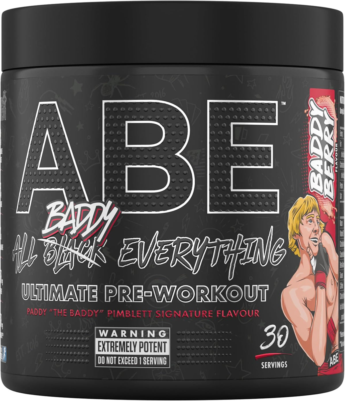 ABE All Black Everything - Pre-Workout Powder 30 Servings