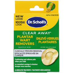 Dr. Scholl's Clear Away Wart Remover Plantar Wart,24 Count