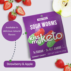 Kiss My Keto Gummies -  Low Carb Candy 8x25g